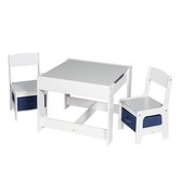 ShopbijStef - Activiteiten Tafel - Speeltafel - Voor Kinderen - Kindertafel - Kinderstoel - Peuters - Kleuters - 60 x 60 x 48 CM