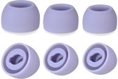 Ibley Embouts en Siliconen pour Samsung Galaxy buds violet - Bouchon d'oreille en Siliconen - Taille S/M/L - 3 paires - 3 tailles