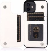 Hoesje geschikt voor Samsung Galaxy S24 Plus - Backcover - Pasjeshouder - Portemonnee - Kunstleer - Wit