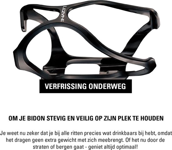 Lezyne Flow Cage - Bidonhouder - Geschikt voor fietsen - Fiets accessoires - Zwart van Lezyne — afbeelding 5