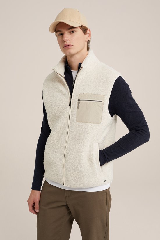 WE Fashion Heren teddy bodywarmer