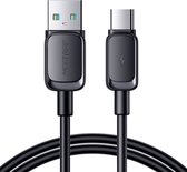 USB C Kabel - 1.2 Meter - USB C Oplaadkabel - Snellader - Zwart