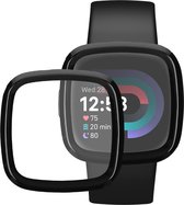 kwmobile Beschermfolie geschikt voor Fitbit Versa 4 / Sense 2 Schermbeschermer - 2 x screenprotector smartwatch anti kras