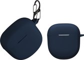 kwmobile Housse adaptée aux Bose QuietComfort Earbuds II - Housse en Siliconen pour écouteurs en bleu foncé