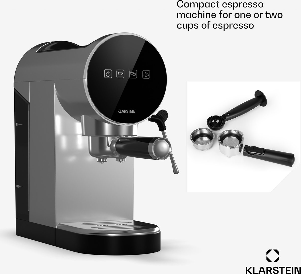 Senseo Koffieapparaat Klarstein Espresso Zeefdragermachine Met