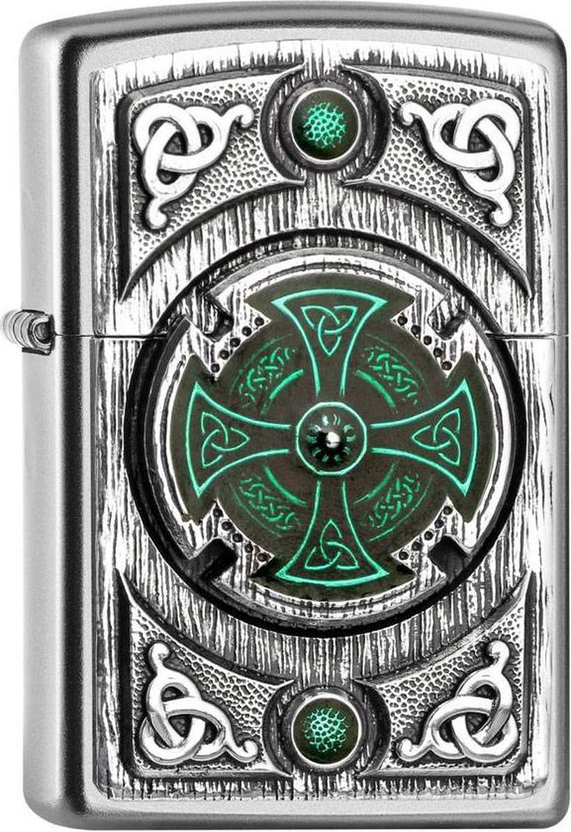 Aansteker Zippo Celtic Green Cross