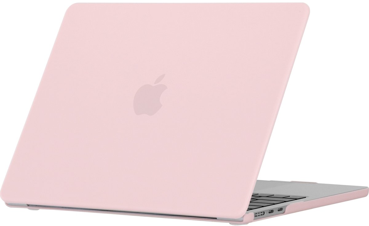 Mobigear Laptophoes geschikt voor Apple MacBook Air 15 Inch (2023-2025) Hoes Hardshell Laptopcover MacBook Case | Mobigear Matte - Pastelroze - Model A2941 / A3114 / A3241