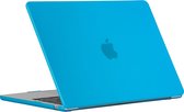 Mobigear Laptophoes geschikt voor Apple MacBook Air 15 Inch (2023-2024) Hoes Hardshell Laptopcover MacBook Case | Mobigear Matte - Blauw - Model A2941
