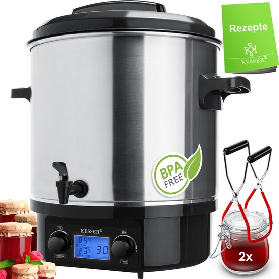 Bartscher Glühweintopf 7L Bartscher Glühweintopf 7 Liter – Modell 200065, Für Weihnachtsmärkte & Party