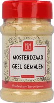 Van Beekum Specerijen - Mosterdzaad Geel Gemalen - Strooibus 120 gram