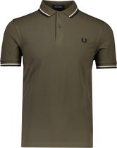 Fred Perry Polo Groen Aansluitend - Maat 3XL - Heren - Lente/Zomer Collectie - Katoen