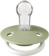 Bibs De Lux Glow In The Dark Sage Silicone Fopspeen 1010270C