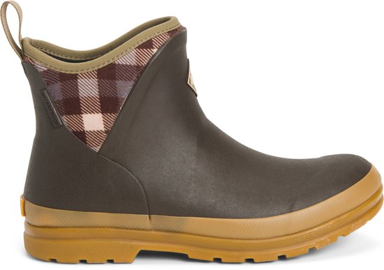 Muck Boot - Muck Originals Pull On Ankle - Brown/Plaid - Dames - US7/EU38