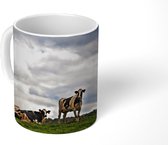 Mok - Koffiemok - Koeien - Weide - Wolken - Mokken - 350 ML - Beker - Koffiemokken - Theemok