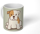 Mok - een puppy van een buldog - 350 ML - Beker - Uitdeelcadeautjes