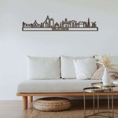 Skyline Wijchen Populierenhout 165 Cm Wanddecoratie Voor Aan De Muur Met Tekst City Shapes