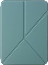 Shop4 - iPad mini (2021) Hoes - Origami Smart Book Cover Groen
