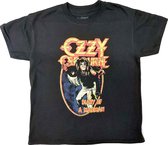 Ozzy Osbourne - Vintage Diary Of A Madman Kinder T-shirt - Kids tm 6 jaar - Zwart