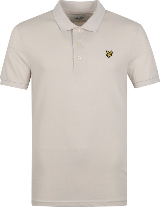 Lyle and Scott Polo Beige Heren Poloshirt Maat S bol