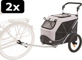 2x - FIETSKAR OPVOUWBAAR GS 90X63X95CM