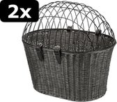 2x STUUR FIETSMAND KAP ANTR 44X34X41CM