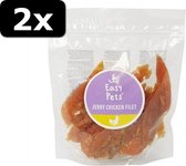 2x EASYPETS JERKY CHICKEN FILET 400GR