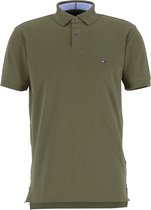 Tommy Hilfiger 1985 Regular Fit polo - groen - Army Green -  Maat: XXL