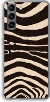 Case Company® - Samsung Galaxy S21 hoesje - Arizona Zebra - Soft Cover Telefoonhoesje - Bescherming aan alle Kanten en Schermrand