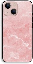 Case Company® - iPhone 13 mini hoesje - Roze marmer - Biologisch Afbreekbaar Telefoonhoesje - Bescherming alle Kanten en Schermrand