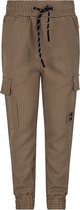 Daily7 jongens cargo joggingbroek Check Sand