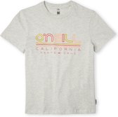 O'Neill T-Shirt Girls ALL YEAR White Melange 104 - White Melange 100% Katoen Round Neck