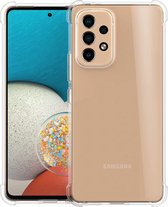 Samsung Galaxy A53 Hoesje Schokbestendig TPU Back Cover Transparant