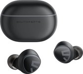 SoundPEATS Mini zwart draadloze oordopjes Bluetooth 5.2-koptelefoon in-ear stereo-koptelefoon met Elevoc Vocplus AI Ruisonderdrukking voor oproepen, aanraakbediening, totaal 20 uur, Twin/Mono-modus