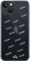 iPhone 13 Case - XoXo Colors - xoxo Wildhearts Transparant Case