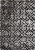 Magic Floor - Tapijt - Vloerkleed - Platin - Grijs - Polyester - (300x80cm)