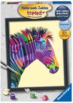 Schilderen op nummer Serie C Trend Bonte Zebra