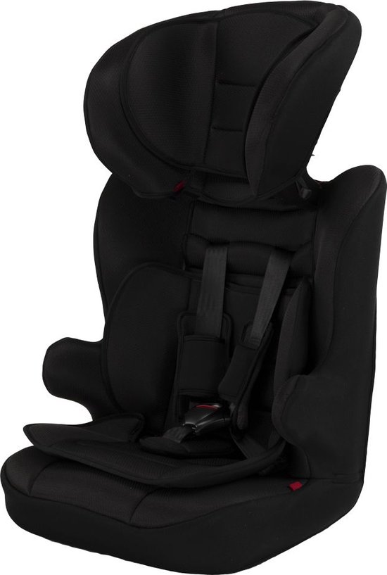 Product: Bebies First Autostoel LÃ©on - Groep 1/2/3 - Gordel - Zwart, van het merk Bebies First