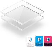 Plexiglas GS plaat 12 mm dik - 60 x 30 cm - Helder