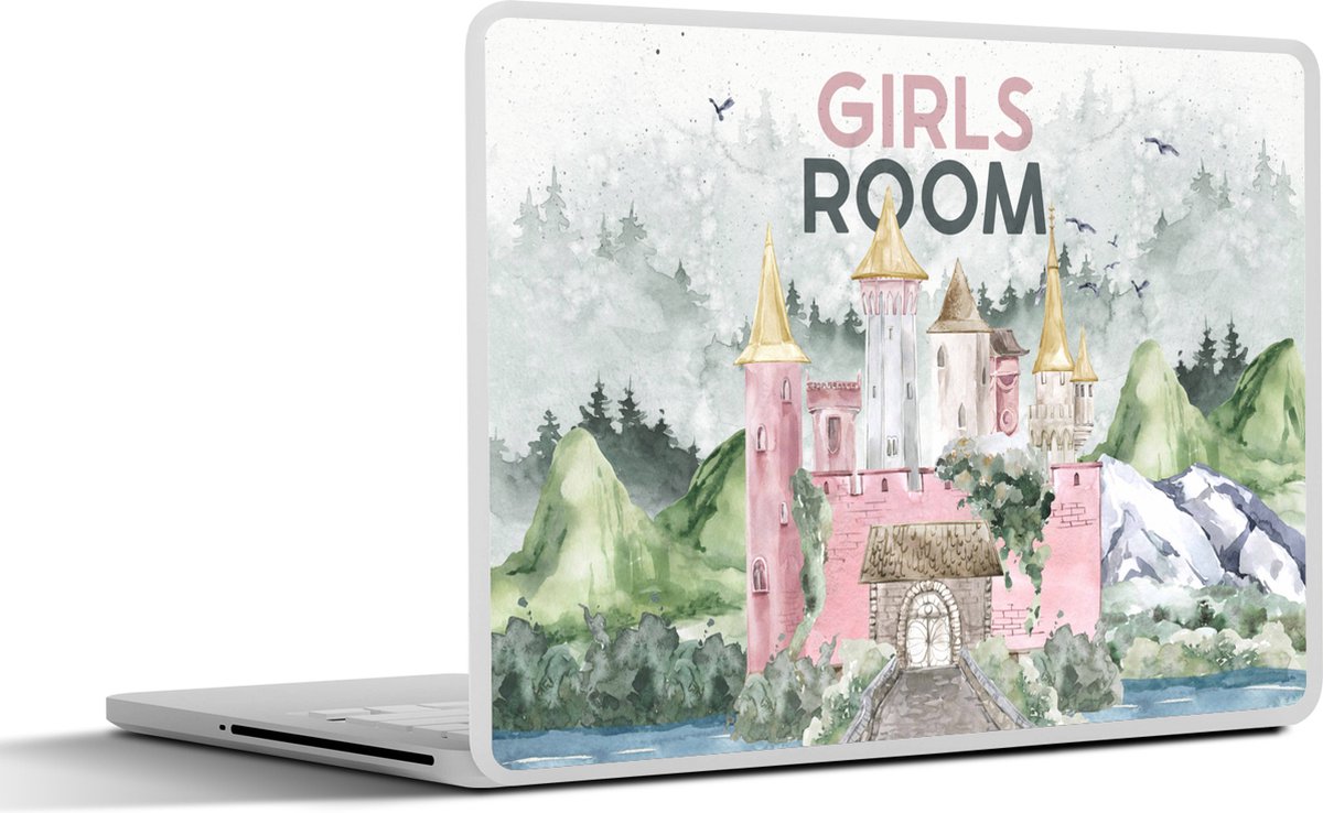 Laptop sticker - 15.6 inch - Spreuken - Quotes - Meisje - Girls room - Kids - Baby - Meiden - 36x27,5cm - Laptopstickers - Laptop skin - Cover