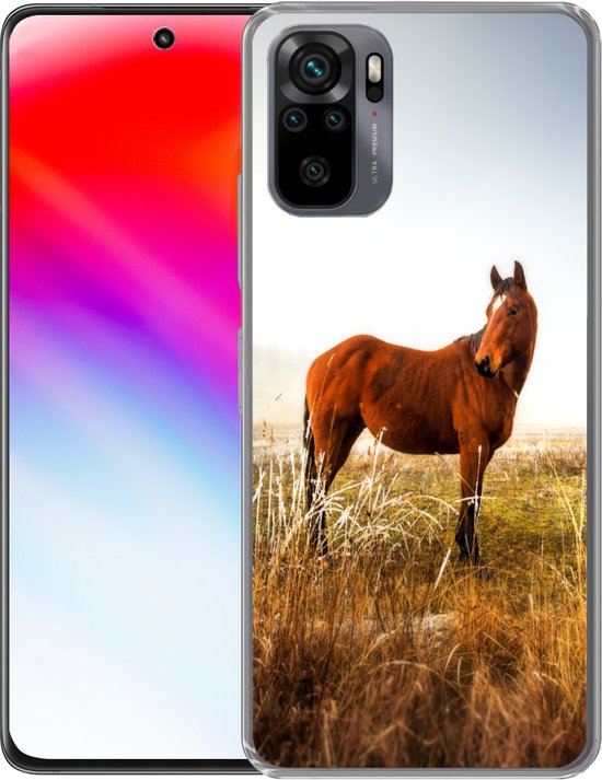 Coque Xiaomi Redmi Note 10 - Cheval - Pâturage - Australie - Coque de téléphone en Siliconen
