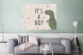 Poster Spreuken - Jongen - It's a boy - Quotes - Kids - Kinderen - 120x90 cm - Poster Babykamer
