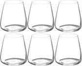 Set van 6x stuks tumbler glazen Selenga 430 ml van glas - Drinkglazen - Waterglazen
