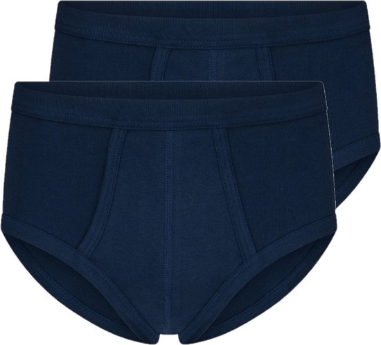 Beeren heren slip katoen marine blauw klassiek 2-pack - Ondergoed voor heren XL