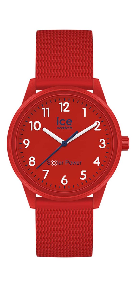 Ice Watch ICE solar power - Red navy 018481 Horloge - Siliconen - Rood - Ã˜ 36 mm