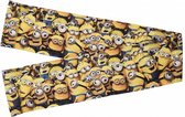 sjaal Minions junior 121 x 14,5 cm polyester geel