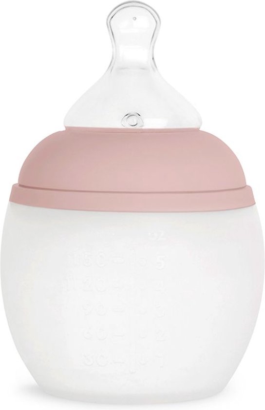 Elhée Siliconen Babyfles 240 ml - Blush van Elhée — afbeelding 4
