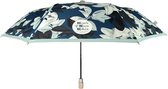paraplu dames 96 cm polyester donkerblauw