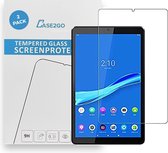 Tablet screenprotector geschikt voor Lenovo Tab M10 (TB-X605 &TB-X505) - Case-friendly screenprotector - 2 stuks - Tempered Glass - Transparant