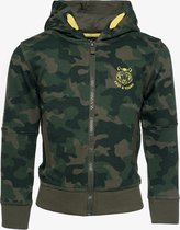 TwoDay jongens vest met camouflageprint - Groen - Maat 98/104