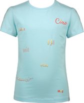 Nono T-shirt meisje lovely blue maat 134/140